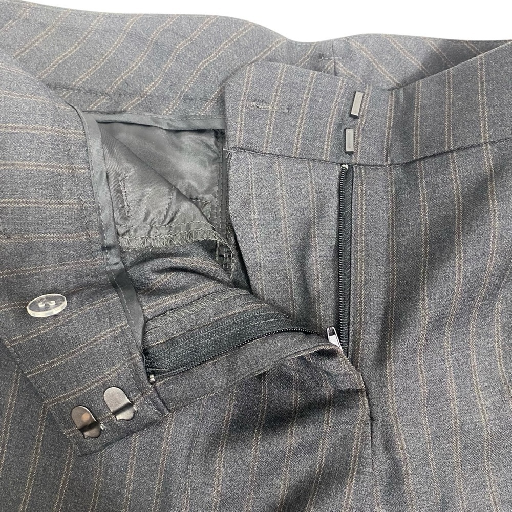 New York & Company Womens Dress Pants Size 16 Petite Flare Leg Bluish Gray - Picture 5 of 10